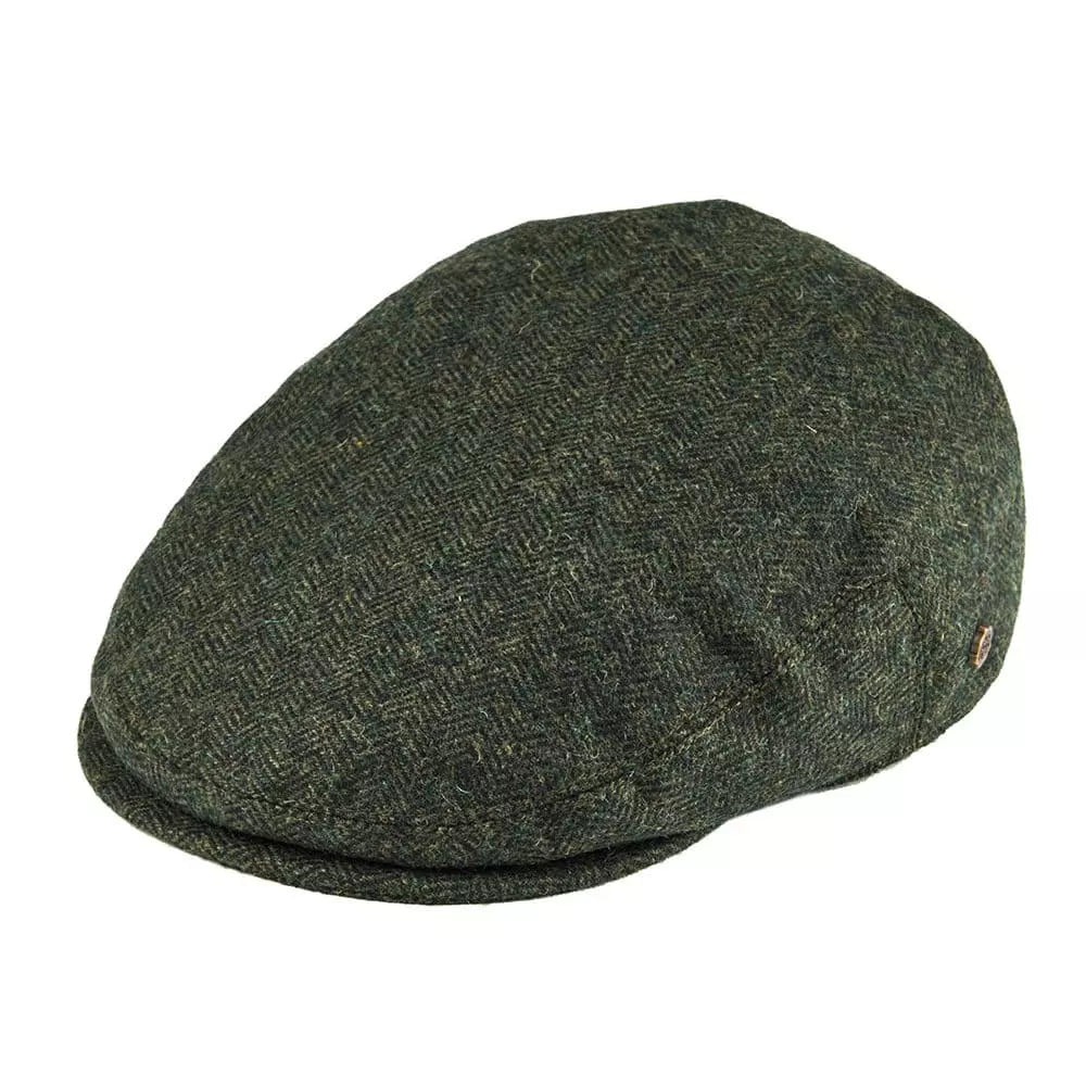 Birmingham Herringbone Wool Flat Cap