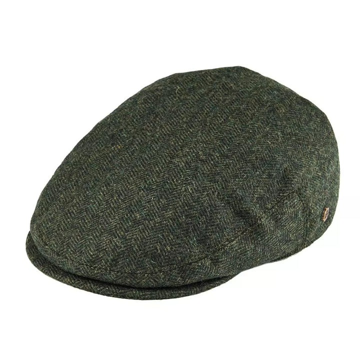 Birmingham Herringbone Wool Flat Cap