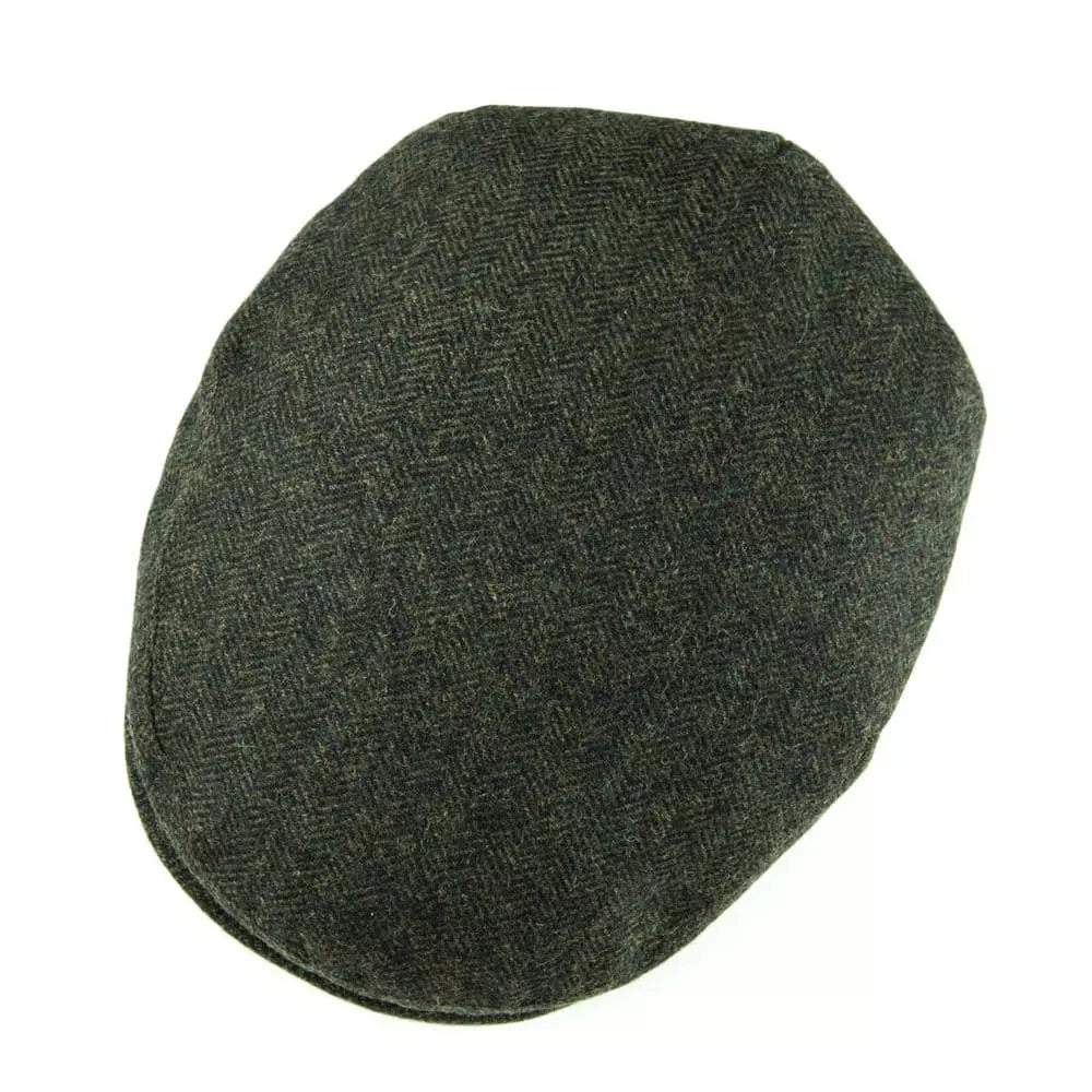 Birmingham Herringbone Wool Flat Cap