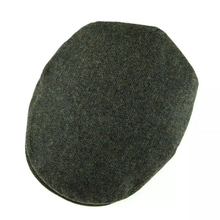 Birmingham Herringbone Wool Flat Cap